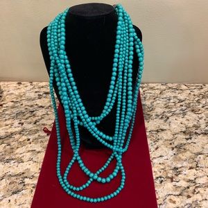 Ourworld Multi Strand Green Beaded Necklace